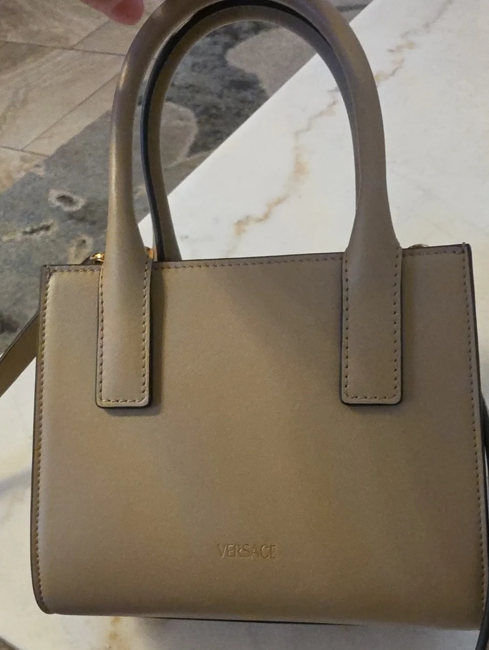 Versace Virtus Top-Handle 2Way Python Print Handbag EUC And COI
